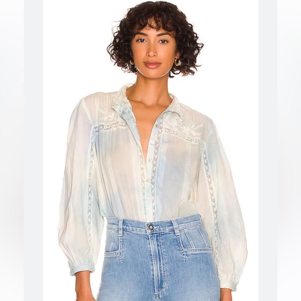 NWOT LoveShackFancy Rhonda top size XS - Picture 1 of 8
